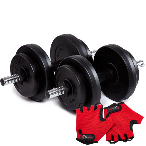 Купить Гантель  Fit-On 2 x 8 кг наборные 2010-0015 в Киеве - фото №1
